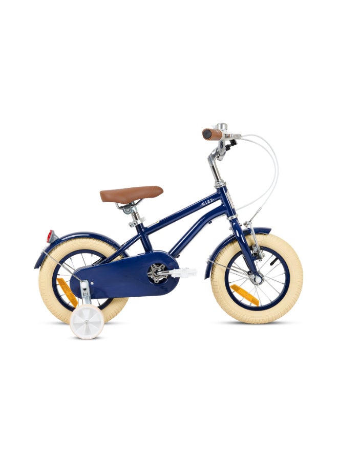 RIZZ Platinum Junior Classic 16-Inch Kids Bike | 16-Inch Wheel Size | Adjustabe Seat | Training Wheels | Blue - Image 1